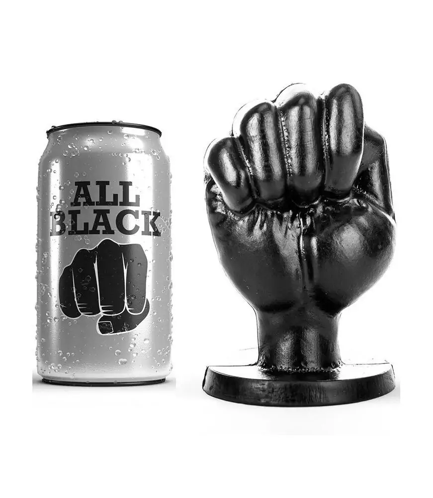 Plug Anal Classique Fist 13 cm Noir - All Black