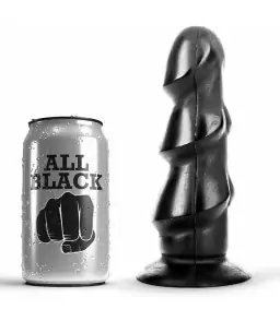 Gode Réaliste 17 cm Noir - All Black