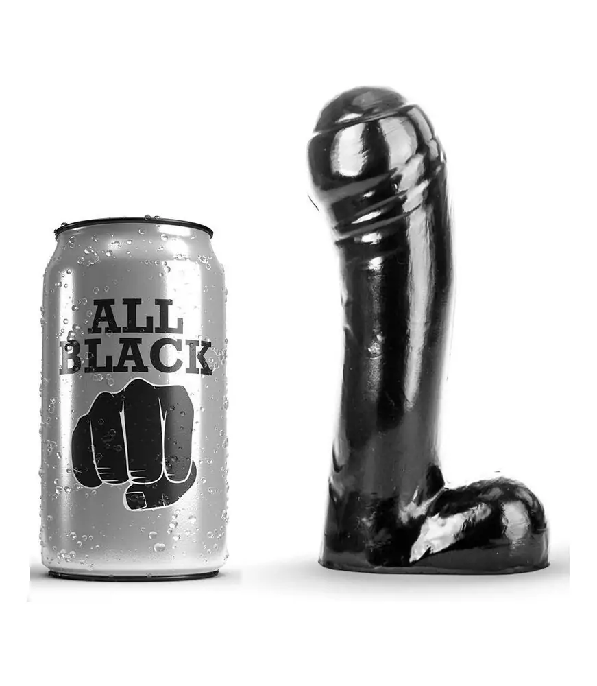 Gode Réaliste 15 cm Noir - All Black