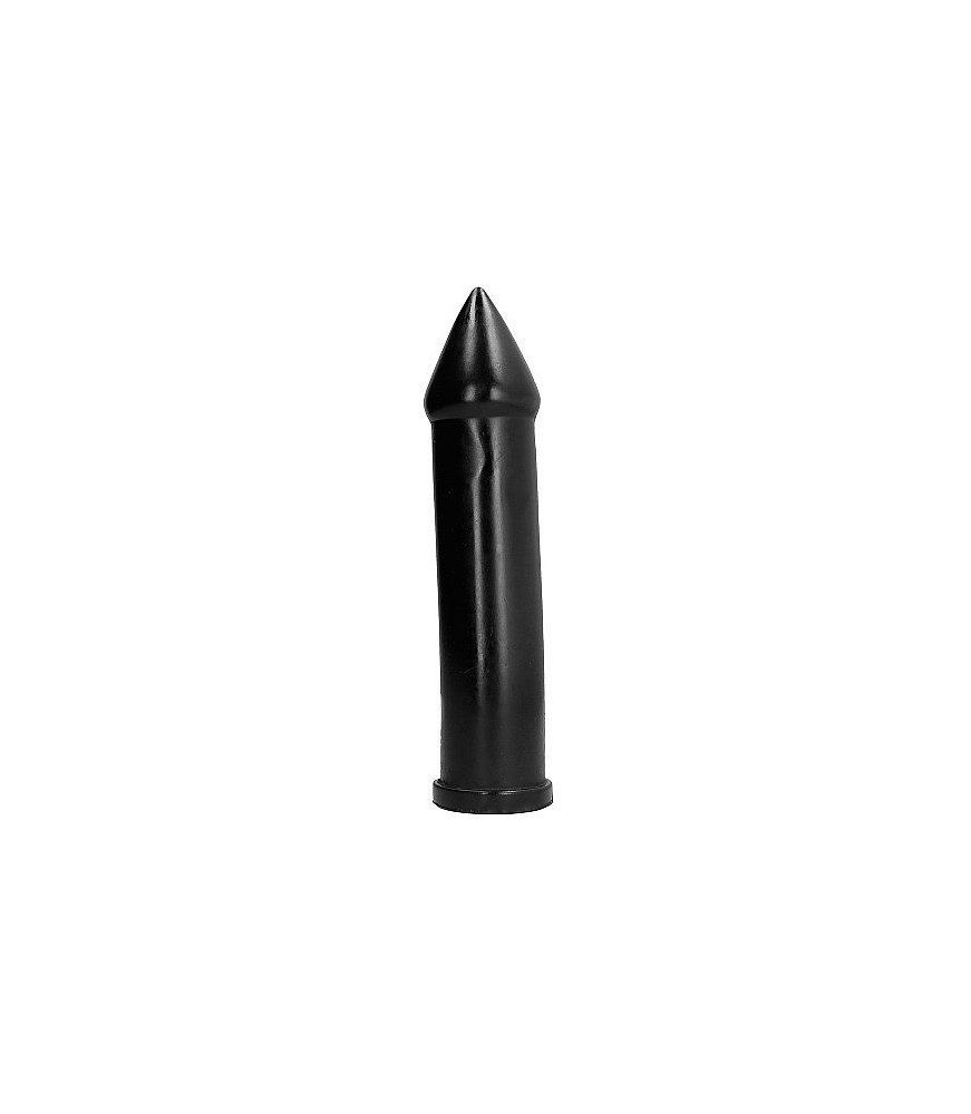 Gode XXL 24 cm Forme de Fusée Noir - All Black
