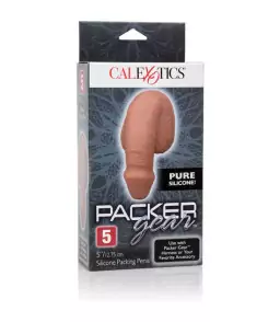 Gode Packing Penis 12,75 cm Silicone Marron - Packer Gear Calex