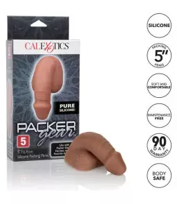Gode Packing Penis 12,75 cm Silicone Marron - Packer Gear Calex