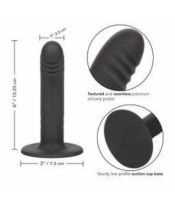 Gode noir en silicone 15, 25 cm - Carlifornia Exotics