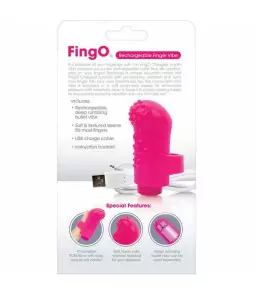 Vibromasseur de doigts rechargeable Fingo rose - SCREAMING O