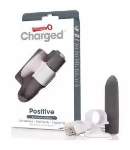 Vibromasseur de doigt rechargeable Positive gris - Screaming O