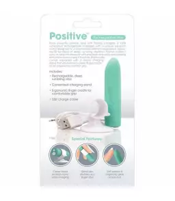 Vibromasseur de doigt rechargeable Positive vert - Screaming O