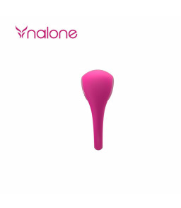 Cockring vibrant en silicone rose silencieux et submersible - Nalone