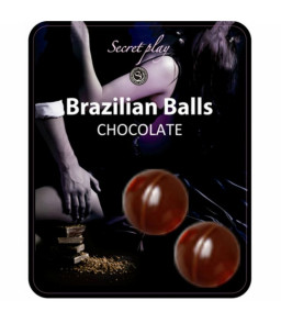 SECRETPLAY BRAZILIAN BALLS  CHOCOLATE SET 2 BOLAS