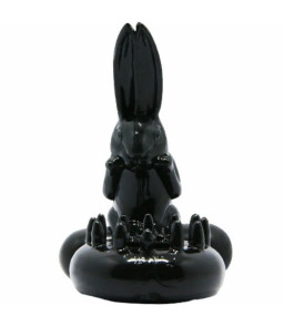 Cockring vibrant noir rabbit en TOR et ABS - Vibromasseur Pour Homme Baile