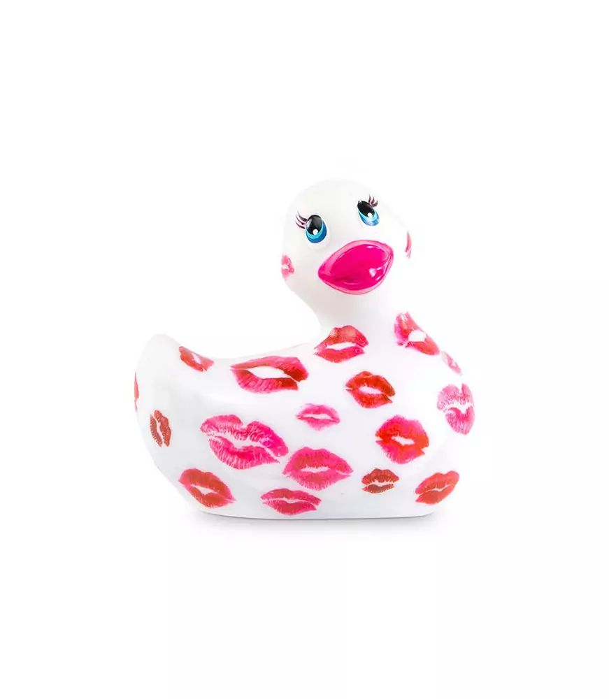 Canard Vibrant Duckie Romance blanc et rose - Big Teaze Toys