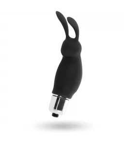 Mini Vibro Rabbit Roger noir - Intense Fun