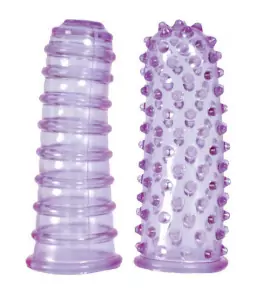 Kit de deux gaines de pénis violet - Seven Creations