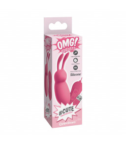 Mini Vibrateur Puissant Rabbit usb rose clair OMG | Pipedream