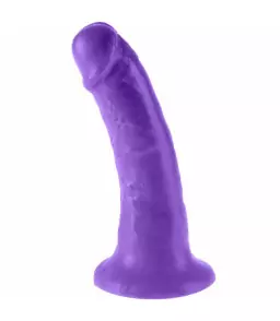 Dildo Ventouse Slim 15,3 cm Violet - Dillio