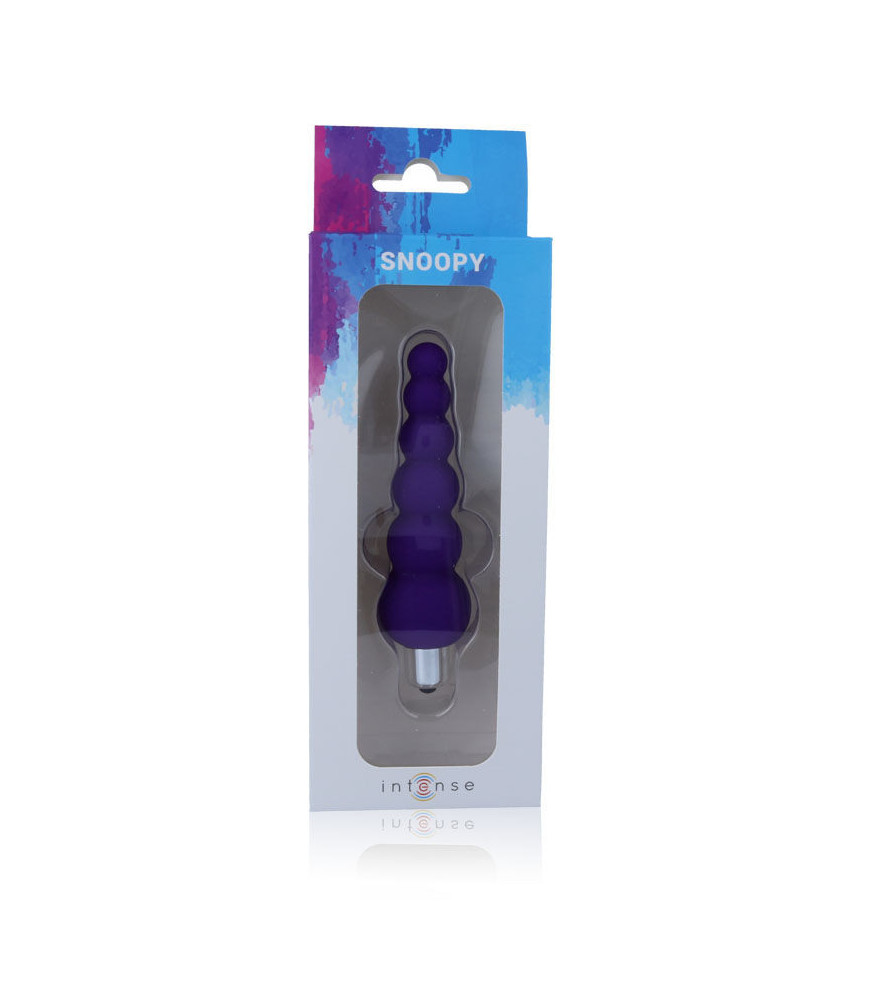 Mini vibrateur silicone Snoopy Hot violet 7 vitesses - Intense