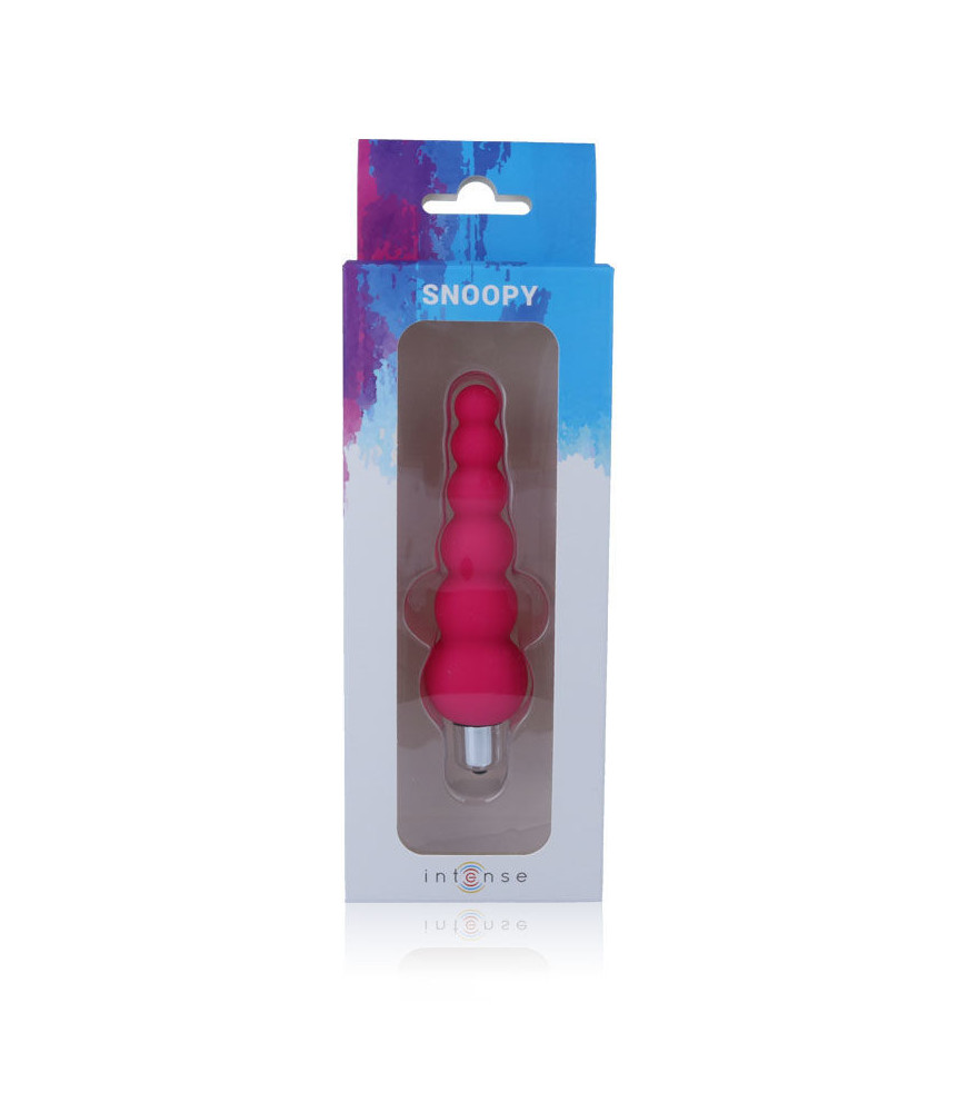 Mini vibrateur silicone Snoopy Hot rose 7 vitesses - Intense