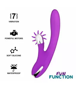 Vibromasseur Rabbit Bunny Funny 2.0 Violet - Fun Function | Nudiome