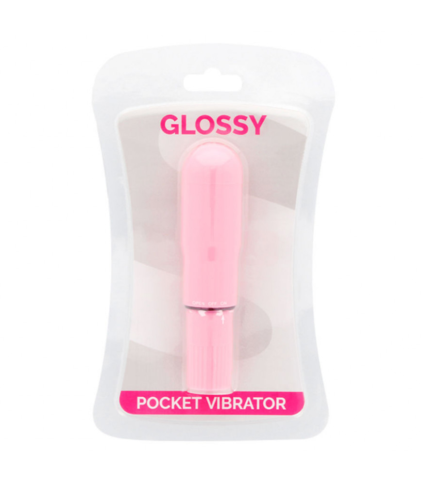 Vibrateur de poche Brillant rose - Glossy