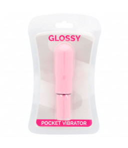 Vibrateur de poche Brillant rose - Glossy