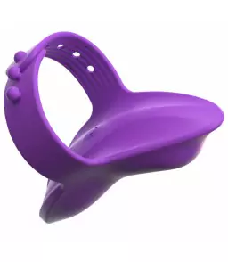Vibromasseur à doigt silicone Vive violet - Fantasy