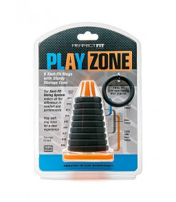 Kit d"anneaux péniens play zone 9 - Perfectfitbrand