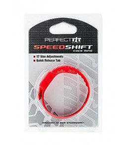 Anneau pénien Speed Shit rouge - Perfectfitbrand