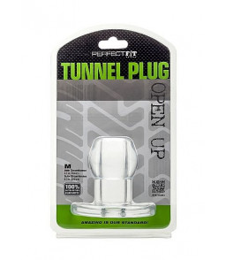 PERFECT FIT ASS TUNNEL PLUG SILICONE CLEAR M