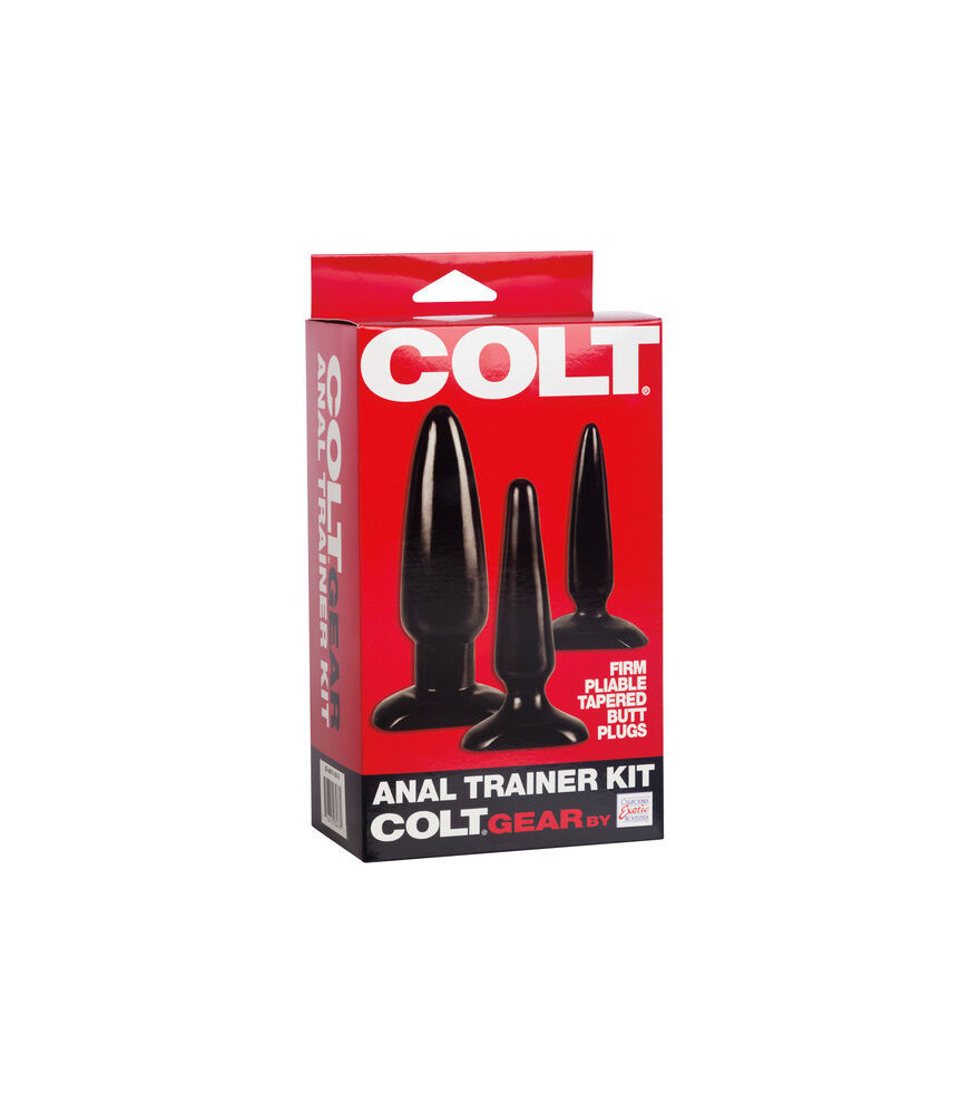 Kit Plug Anal Colt Classique d'Initiation Noir - California Exotics