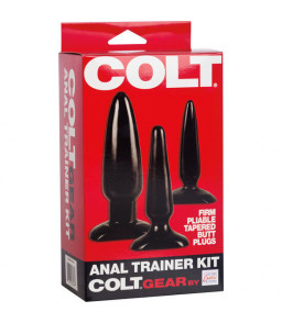 Kit Plug Anal Colt Classique d'Initiation Noir - California Exotics