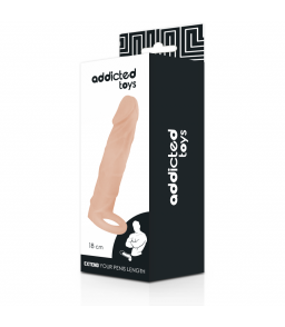 Gaine de pénis avec sangle 16 cm pour homme - Addicted Toys