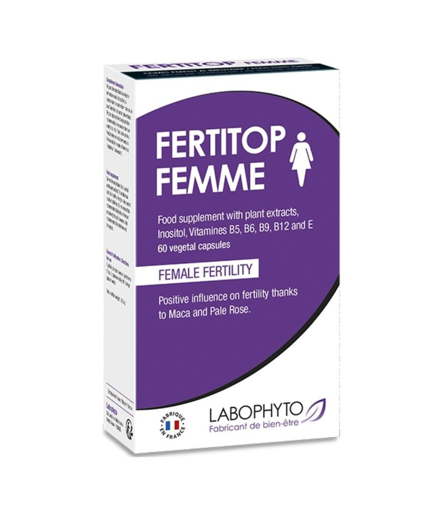 FERTITOP FEMME FERTILITÉ COMPLÉMENT ALIMENTAIRE FERTILITÉ FÉMININE 60 PILULES