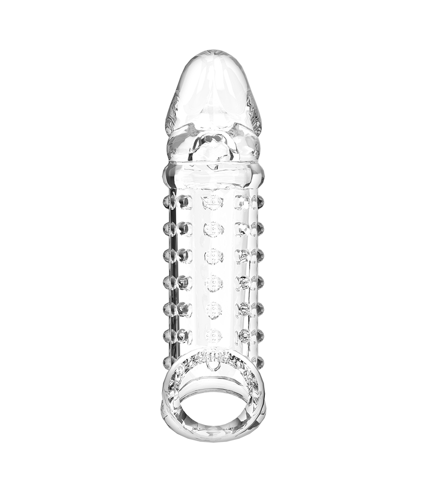 Gaine de pénis transparent 13,5 cm - Virilxl