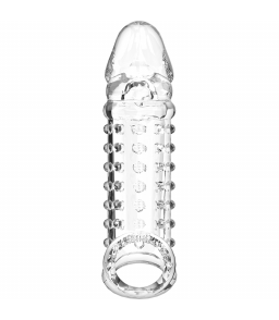 Gaine de pénis transparent 13,5 cm - Virilxl