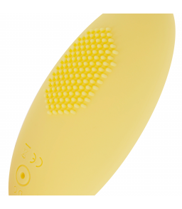 Oeuf vibrant télécommandé en silicone souple jaune - Stimulateur Ohmama
