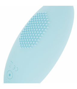 Oeuf vibrant télécommandé en silicone souple bleu - Stimulateur Ohmama