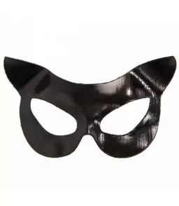 Masque catwoman vinillo noir pour bondage - Leg Avenue Accessories