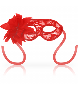 Masque bdsm pour yeux couleur rouge style venetien - Ohmama Masks