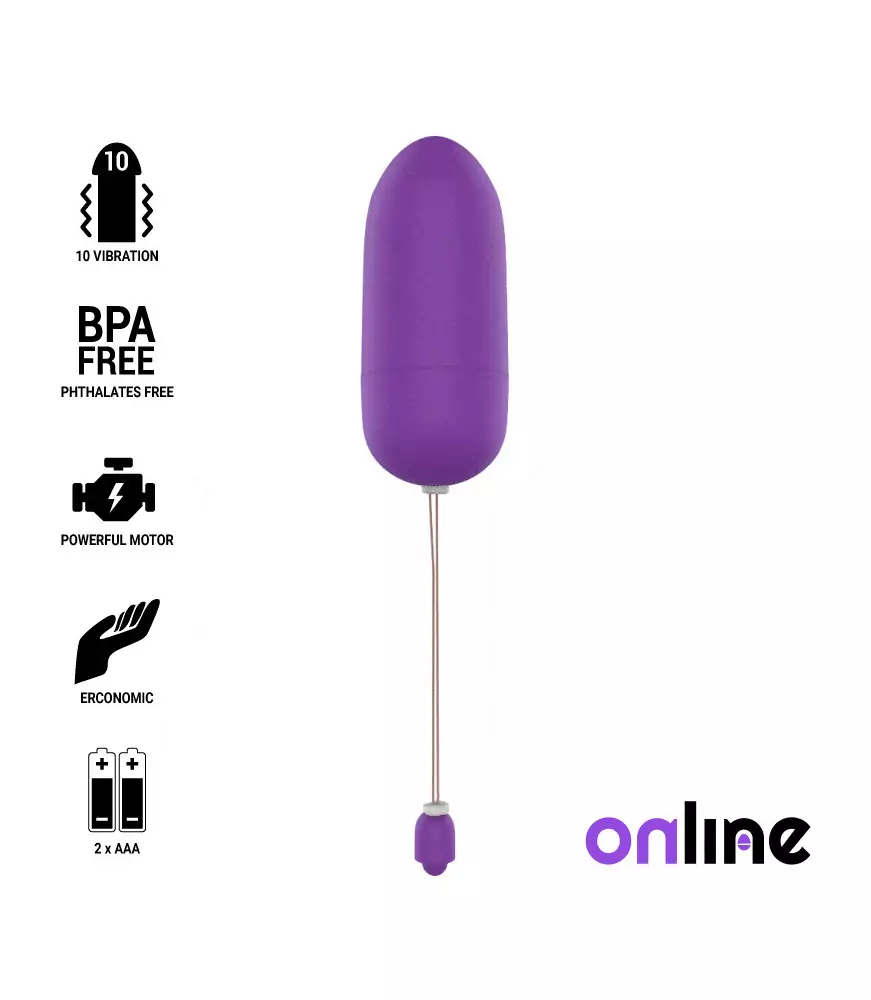 Oeuf vibrant étanche violet - Online
