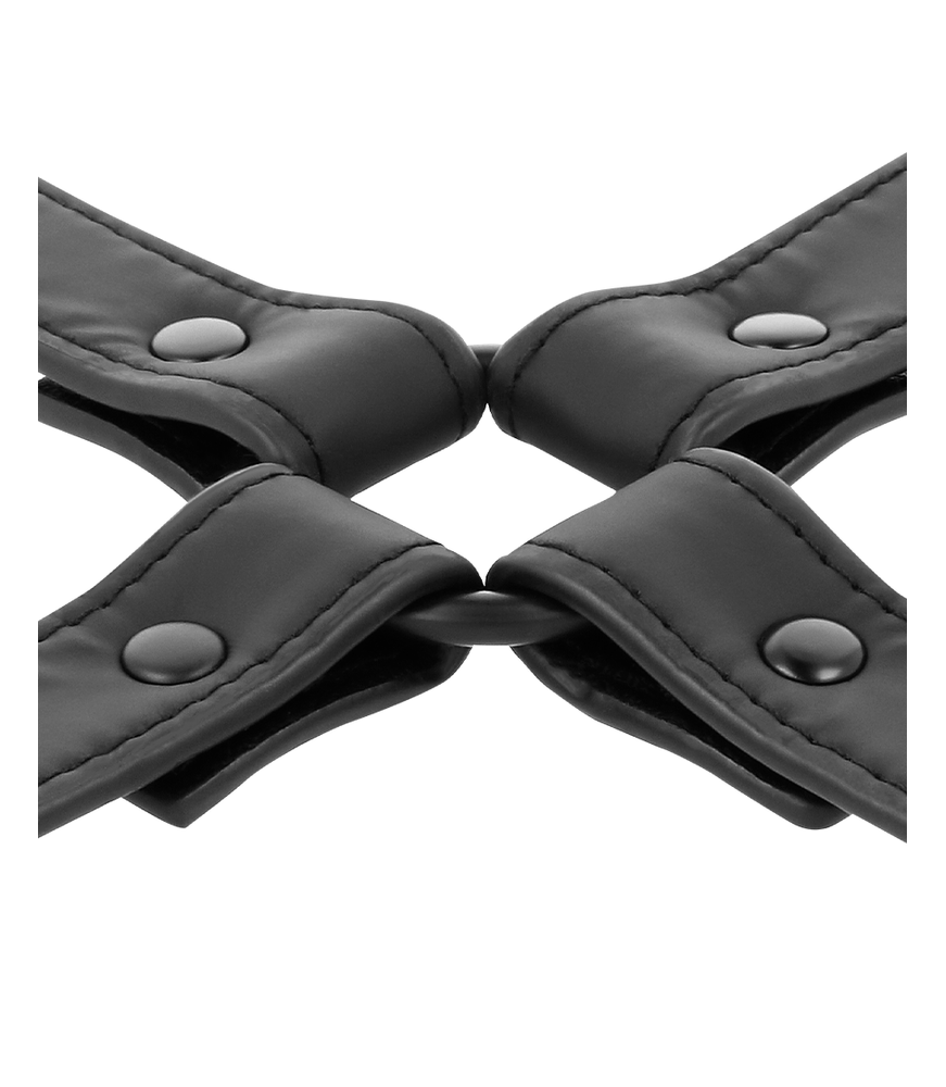 Cravates couleur noire pour jeux de bondage - Fetish Submissive Bondage