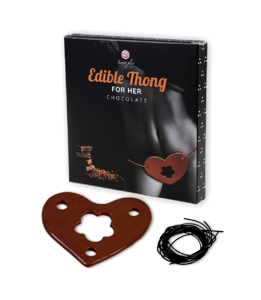 SECRETPLAY GUMMY THONG FOR HER CHOCOLATE FLAVOR