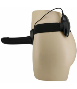 Gode ceinture noir pour couples 17,3 cm - Pretty Love Male