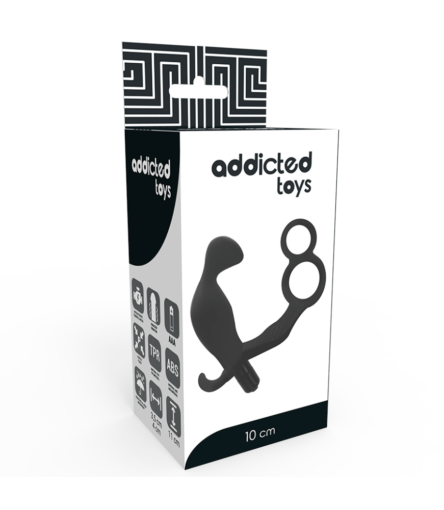 Anneau pénien + Dilatateur anal - Addicted Toys