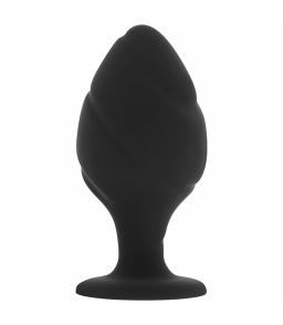 Plug Anal Classique Butt Silicone S 7 cm Noir - Ohmama Anal
