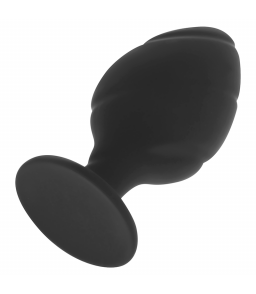 Plug Anal Classique Butt Silicone L 9 cm Noir - Ohmama Anal
