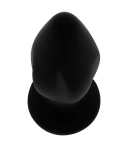 Plug Anal Classique en Silicone Bouchon 12 cm Noir - Ohmama Anal
