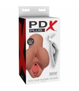 Masturbateur Anus Homme Pleasure Stroker Marron - PDX Plus + | Nudiome