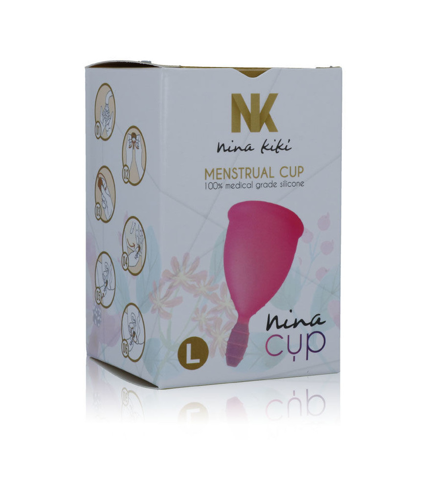 NINA CUP COUPE MENSTRUELLE TAILLE L ROSE