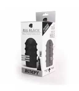 Masturbateur masculin Bumpy noir - All Black | Nudiome