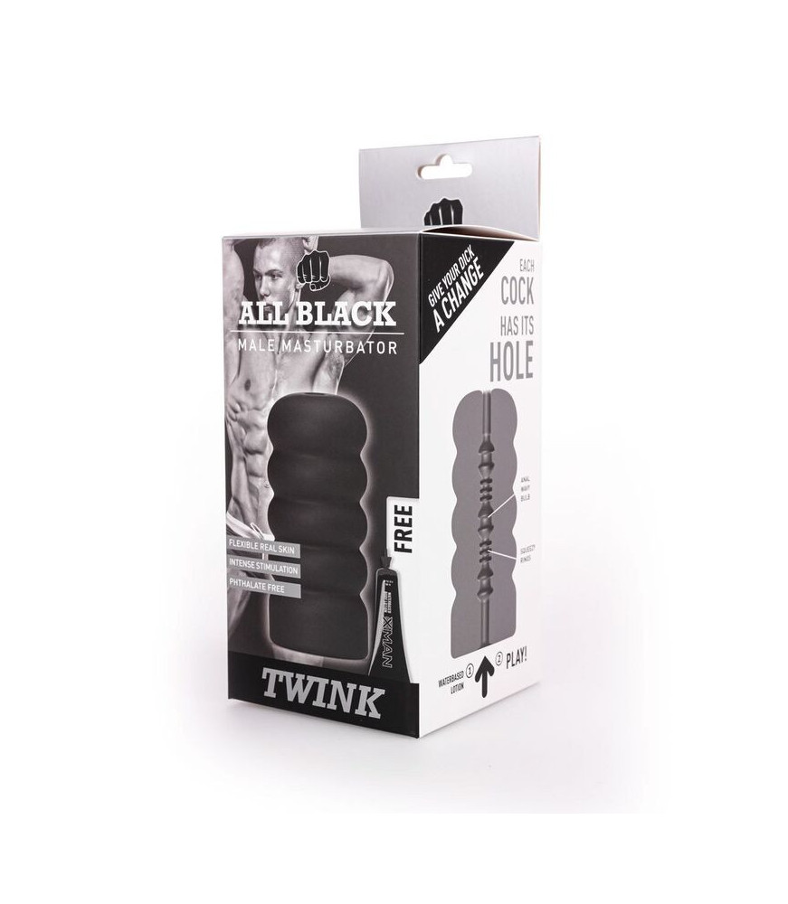 Masturbateur Classique  Twink noir - All Black