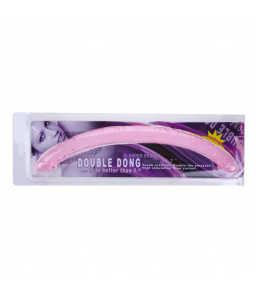 Double Dong en silicone violet - Baile Anal